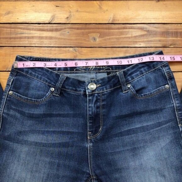 BUFFALO David Bitton jeans straight leg low rise stretchy soft denim size 4 - Picture 9 of 10